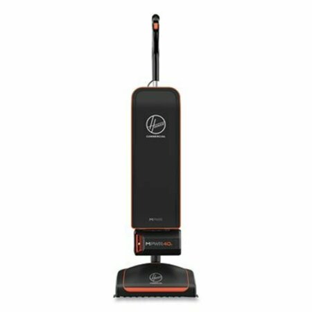 HOOVER CO Hvrpwr 40v Cordless Upright Vacuum, 13in Cleaning Path, Black/orange 24414059